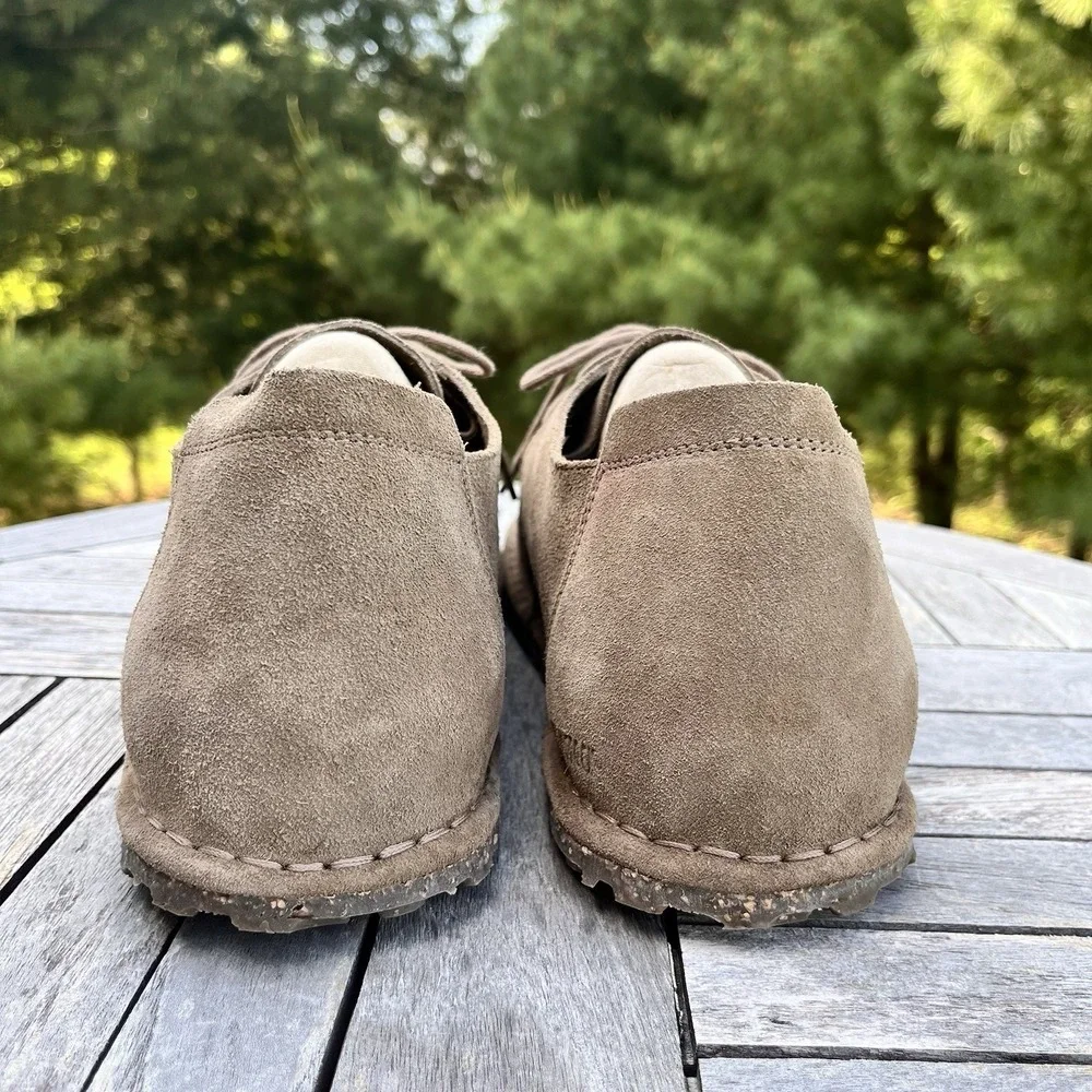Birkenstock Utti Lace-Up Shoe Mens Size 46 | 13 Gray Taupe Suede Regular Fit